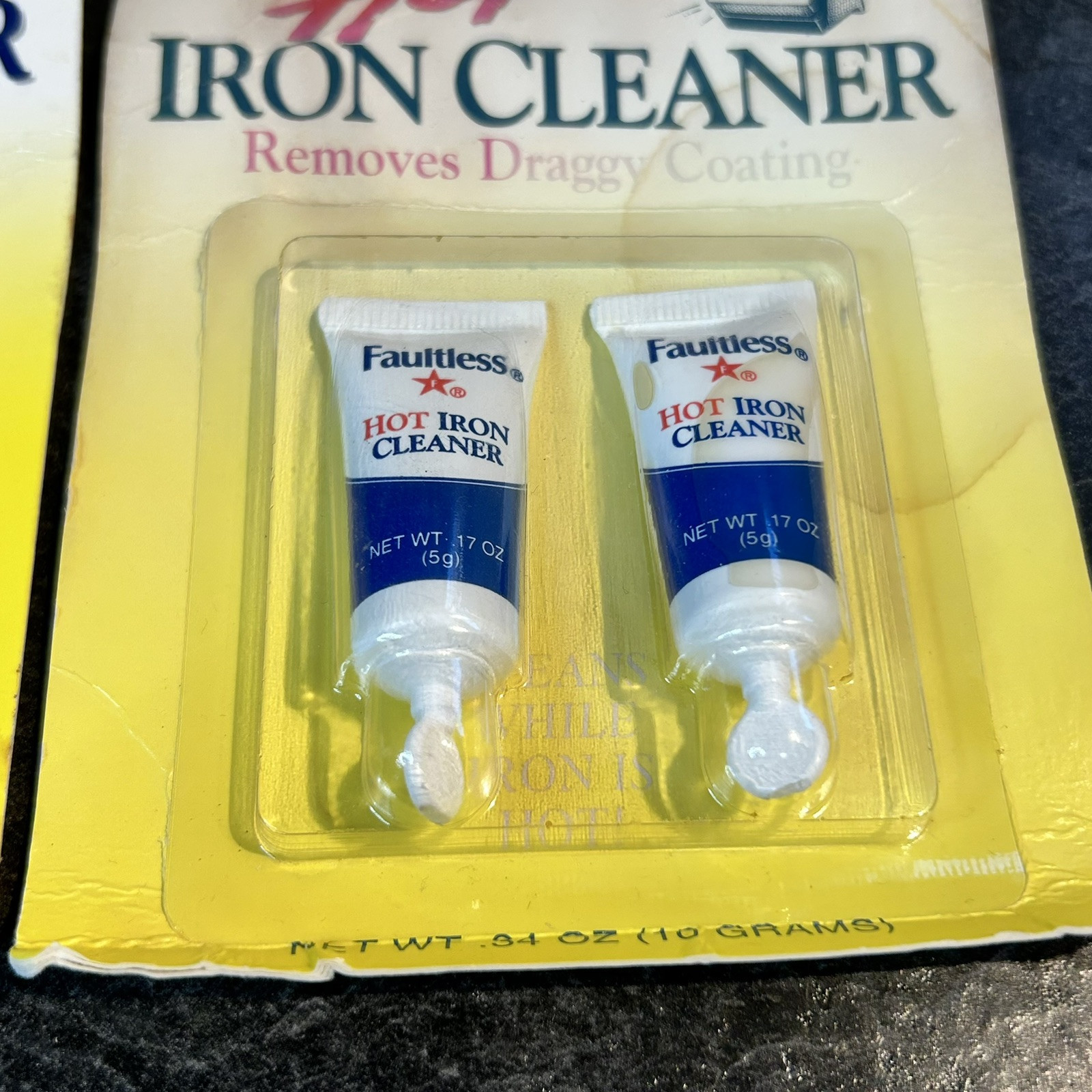 Faultless Hot Iron Cleaner Removes Melted Fusibles Make Iron Glide NEW 2 PK Item image 3