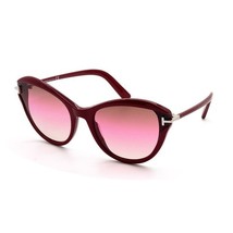 Tom Ford FT0850 69F Shiny Bordeaux/Brown Gradient 62-20-135 Sunglasses N... - $230.68