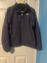 The NORTH FACE Windwall Dark Purple Softshell Zip Wind Jacket Womens S - $29.69