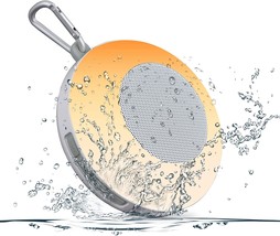 Portable Bluetooth Shower Speaker: Waterproof Speaker 10H Playtime with Clip and - £28.46 GBP