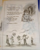 Tri Chem I Believe in Children Liquid Embroidery 7049 Ready to Paint 13 ... - $272.82 MXN