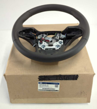 New OEM genuine Ford Black Leather Steering Wheel 2017-2020 Continental no heat - $292.05