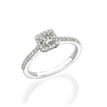 Wedding Engagement Ring 14K White Gold Plated SilverMoissanite 2.00 Ct C... - $160.05