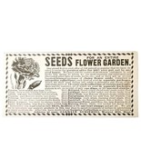 Oakdale Nursery Gardening Mass 1897 Advertisement Victorian Flowers ADBN... - $371.04 MXN