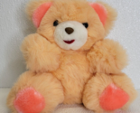 Vintage Soft Things Inc. Orange Bear Plush Soft Cute Stuffed Animal - $21.23