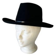 JB Stetson Black 4X Beaver Felt Cowboy Hat Giant Style Western Men&#39;s Siz... - £114.22 GBP