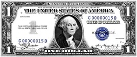 Currency Bank Note - US $1.00 Dollar Silver Certificate (1935) Poster 10... - $19.99