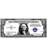 Currency Bank Note - US $1.00 Dollar Silver Certificate (1935) Poster 10... - £15.63 GBP