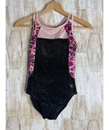 Justice Girls Size 10 Dance Gymnastics Leotard Jumpsuit Velvet STRETCH - $281.01 MXN