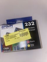 Epson 232 Standard Capacity Color Ink Cartridge Cyan Magenta Yellow Exp ... - $19.99