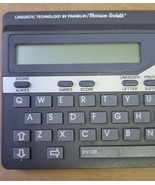 Franklin Spelling Ace Computer SA-98a Tested Working Vintage Webster Lin... - $11.00