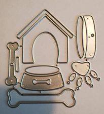 6 piece dog house metal cutting die set  - $10.00