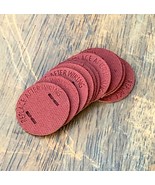 10 circular isolation washers paperboard Plug Cover, Red, Vintage Bakelite - £6.71 GBP