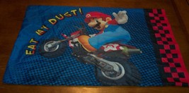 Nintendo Wii Mariokart Pillowcase Pillow Case Super Mario Luigi Kart Racer - £11.73 GBP