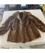 CIP Faux Fur Brown Faux Fur Coat Size Large - $79.77