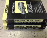 2003 Toyota Highlander SUV Truck Service Shop Repair Manual Set OEM-
sho... - $322.40