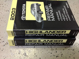 2003 Toyota Highlander SUV Truck Service Shop Repair Manual Set OEM-
show ori... - $322.40