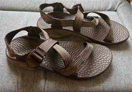 Chaco Men’s US 13 EU 46 Updraft Bulloo Sandals Zip Brown/Orange Vegan Vi... - $739.61 MXN