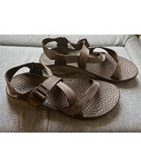 Chaco Men’s US 13 EU 46 Updraft Bulloo Sandals Zip Brown/Orange Vegan Vi... - $738.71 MXN