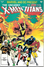 Marvel &amp; DC Present X-Men &amp; The New Teen Titans Comic Book #1 VFN 1983 UNREAD - £12.09 GBP