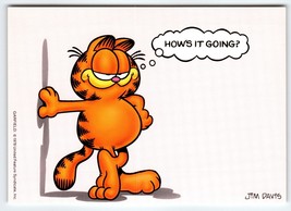 Garfield Cat Postcard How&#39;s It Going Jim Davis Comic Orange Tabby 1978 Cartoon - £7.10 GBP