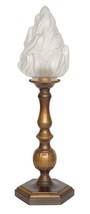 Art Deco Lamp Desk &quot; Flame Brass &quot; Brass Lamp Berlin Light - $5,734.73 MXN