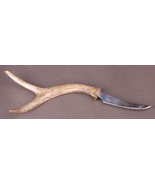 Vtg Hunting Knife-Deer Antler Handle-Selandia, Made in Norway-Leather Sh... - $2,313.69 MXN