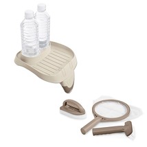 Intex PureSpa Hot Tub Attachable Snack Cup Holder &amp; Maintenance Accessory Kit - £52.62 GBP