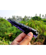 Amethyst Spearhead – Large Crescent Arrowhead for Jewelry &amp; Crystal Healing - $14.36+