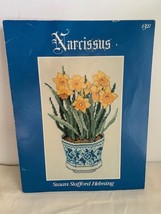 Narcissus Counted cross stitch design by Susan Stafford Helming Book - £4.71 GBP