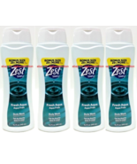 ( LOT 4 Bottles ) NEWzest Body Wash FRESH AQUA w/ Vitamin E Hydrating 15... - €21,61 EUR