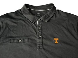 Nike Dri Fit Black University Of Tennessee Polo Men’s Size Large - £36.60 GBP