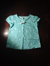 Wonderkids 18 Months Blue Girls Palm Tree Shirt - $13.86