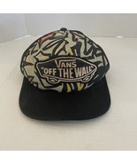 Vans Off The Wall Hat Trucker Snapback Black Mesh Adjustable Y2K Grunge - $12.92 CAD
