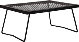 REDCAMP Folding Campfire Grill Heavy Duty Steel Grate, Portable Over Fire Camp - £35.58 GBP