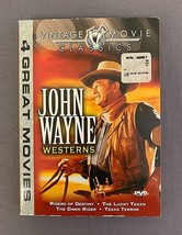 John Wayne - 4 Films Westerns (DVD, 2003, Collector&#39;s Edition) B&amp;W Full Frame - £4.62 GBP