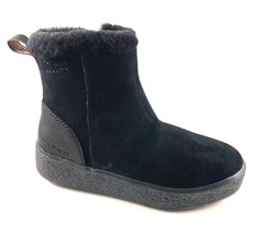 Cougar Broom Black Suede Leather Genuine Lambswool Waterproof Ankle Boot... - $71.60