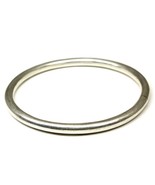 Pure Silver Joint-less solid Kada Bangle Bracelet 6.2cm unisex - $386.44