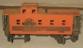 Vtg Lionel Main Line Rio Grande 9077 Orange Railroad O Train Caboose Untested - £7.12 GBP