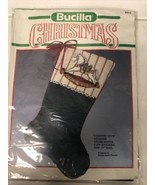 Bucilla Country Toys Rocking Horse cross-stitch cuff stocking kit 82616 - $214.76 MXN
