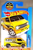 2015 Hot Wheels #20 Hw City-HW Performance Custom &#39;77 Dodge Van Yellow w/MC5 Sp - £9.84 GBP