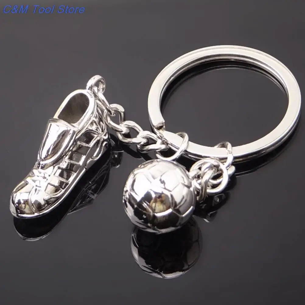 Car Key Ring Unique Soccer Shoes Football Ball Key Chains Ring Gift new design - £8.48 GBP