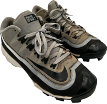 Nike BSBL Baseball Cleats 822958-001 Black/Gray Youth size 6Y - $26.02