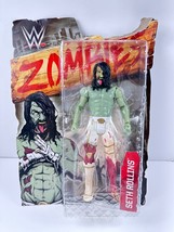 2016 Seth Rollins Figure Basic Zombie Series 2 WWE Wrestling Mattel Sm Card Wear - £12.45 GBP