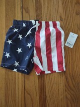 City Streets Size 12 Months Flag Boys Swim Shorts - £10.83 GBP