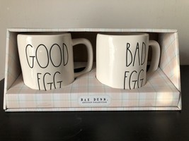 Ra Dunn Artisan Collection by Magenta Set of 2 &quot;Good Egg&quot; &amp; &quot;Bad Egg&quot; Mugs - £27.87 GBP