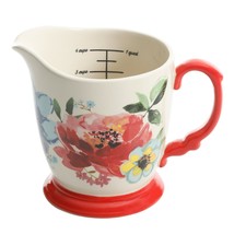 Pioneer Woman ~ Four (4) Cup Measuring Cup ~ Stoneware ~ SPRING BOUQUET ... - $552.31 MXN