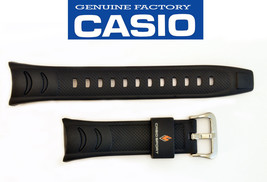 Casio Pro Trek PRW-200J PRS-500 Watch Band Rubber Black Strap PRS500 PRW200J - £17.73 GBP