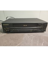 Magnavox VR601BMx21VHS VCR Player Recorder 4 Head Hi - Fi For Parts Or R... - £11.66 GBP