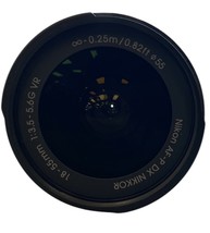 Nikon Lens Af-p nikkor 18-55mm 1:3.5-5.6g5-5.6 411506 - £31.17 GBP